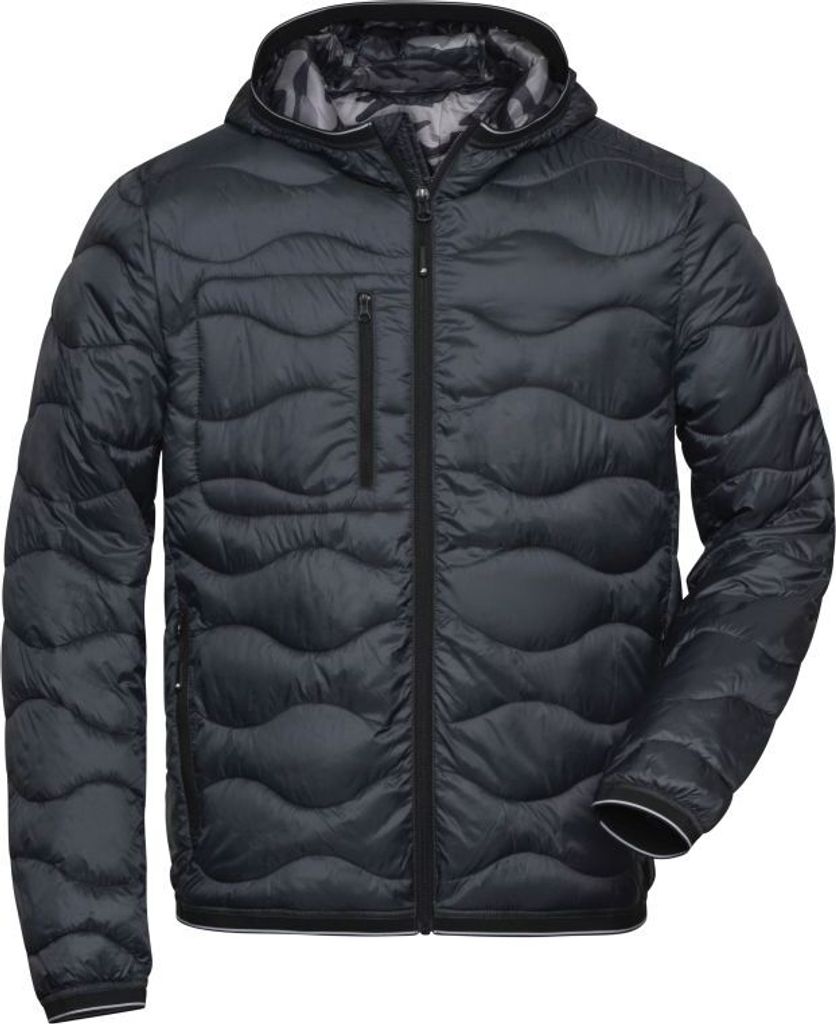 Men's Padded Jacket graphite/camouflage, Gr. M