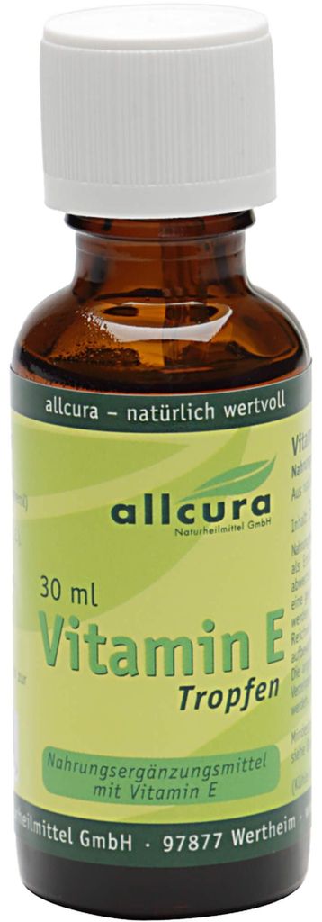 allcura Vitamine E gouttes, 30 ml solution Image du produit 