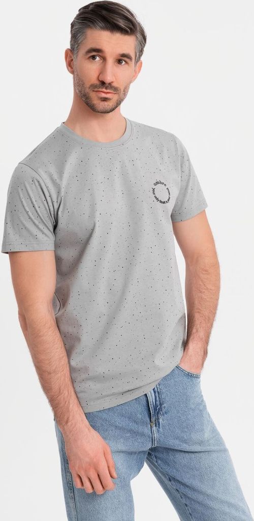 Ombre Clothing Kurzarmhemd für Männer Loreta hellgrau XXL