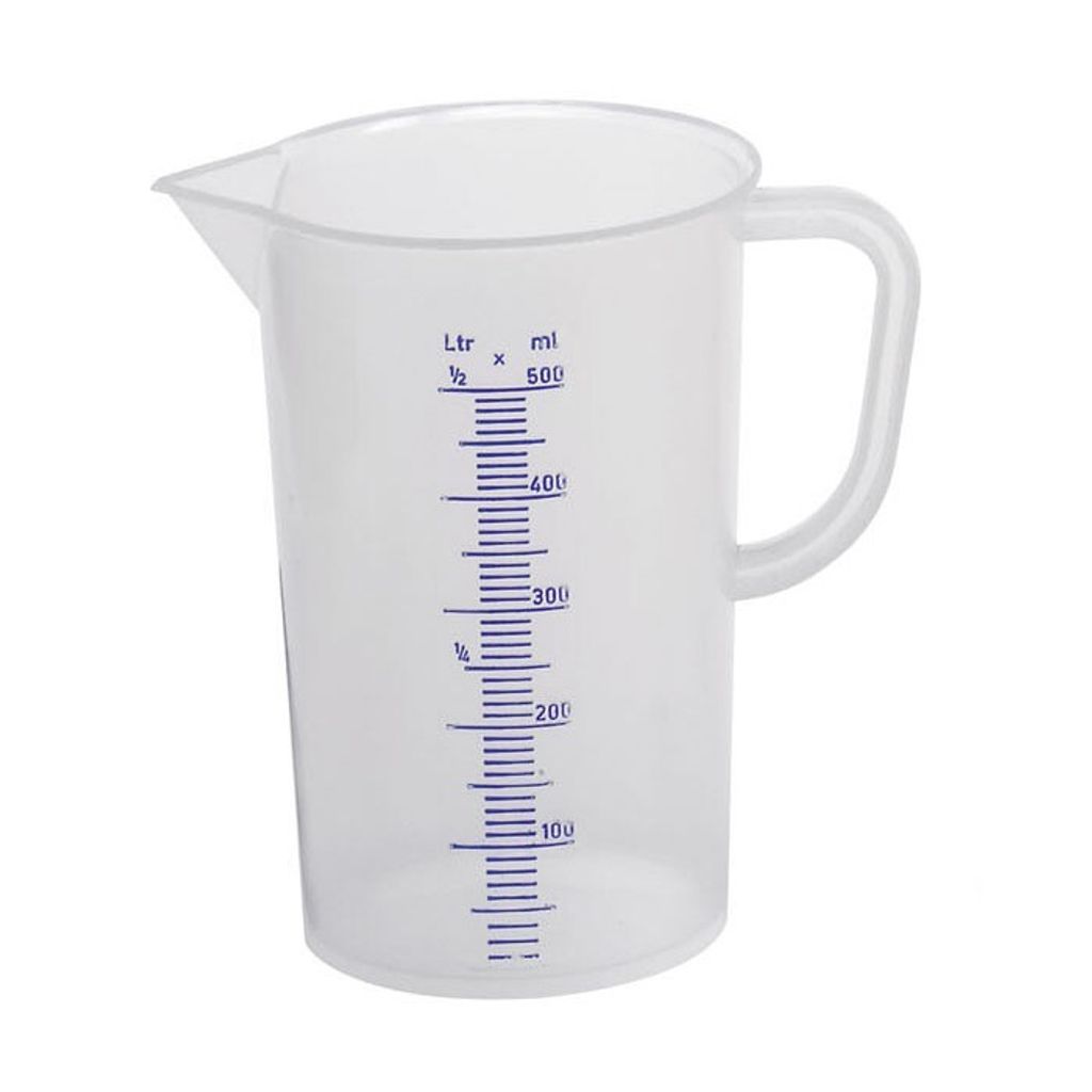 Messbecher 0,5 l transparent Produktbild 