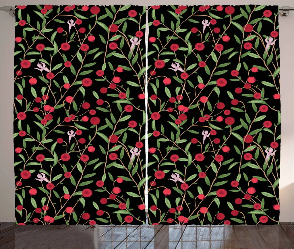 Tenda Design Crane Berry ABAKUHAUS 280x175cm - Tessuto Satin Premium