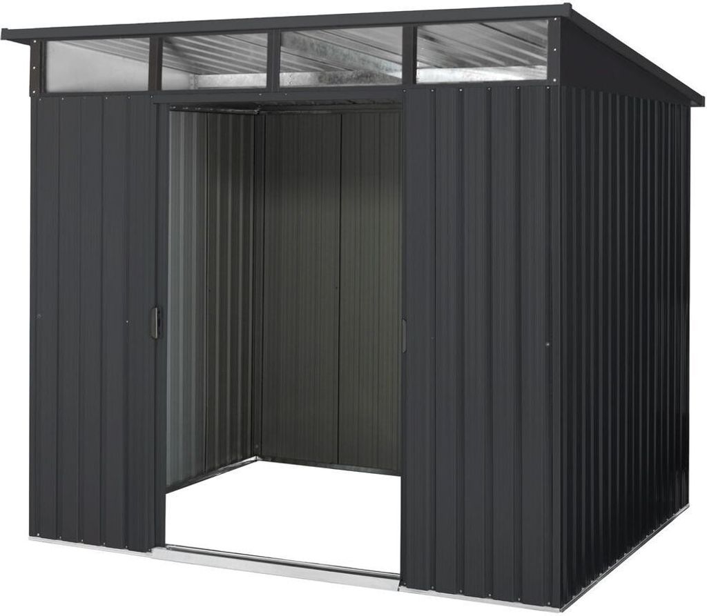 Pergart Gerätehaus "Lübeck 89" anthrazit 5,98 m² Produktbild 