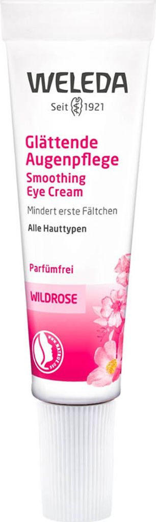 WELEDA Wildrose glättende Augenpflege Creme, 10 ml Creme Produktbild 
