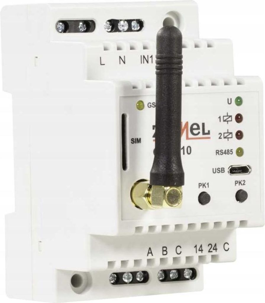 GSM diaľkový ovládač Modular 2-kanálový, GRM-10, exta free Obrázok produktu 