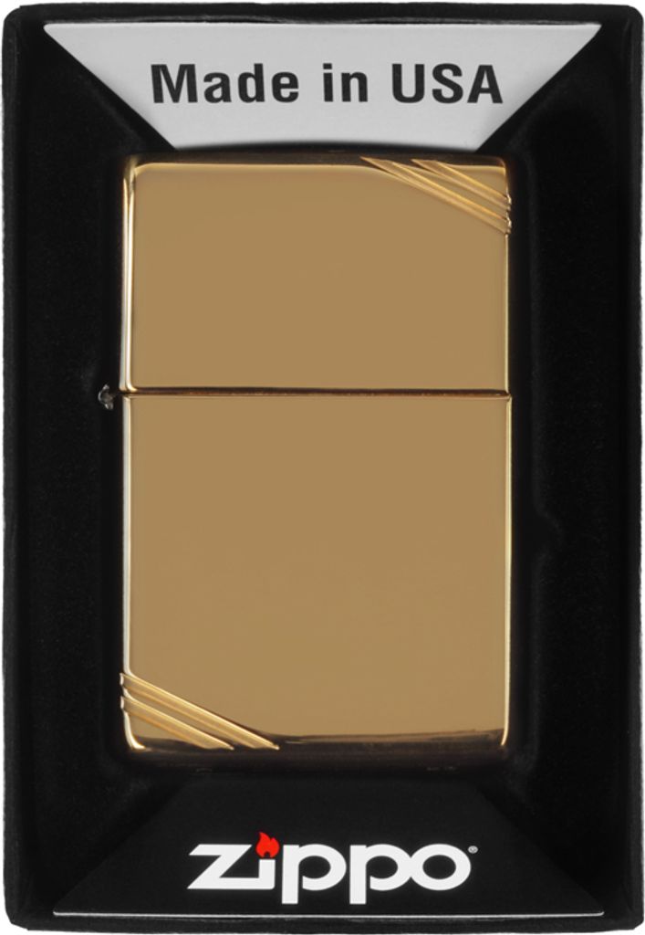 Zippo Vintage, Gold Produktbild 