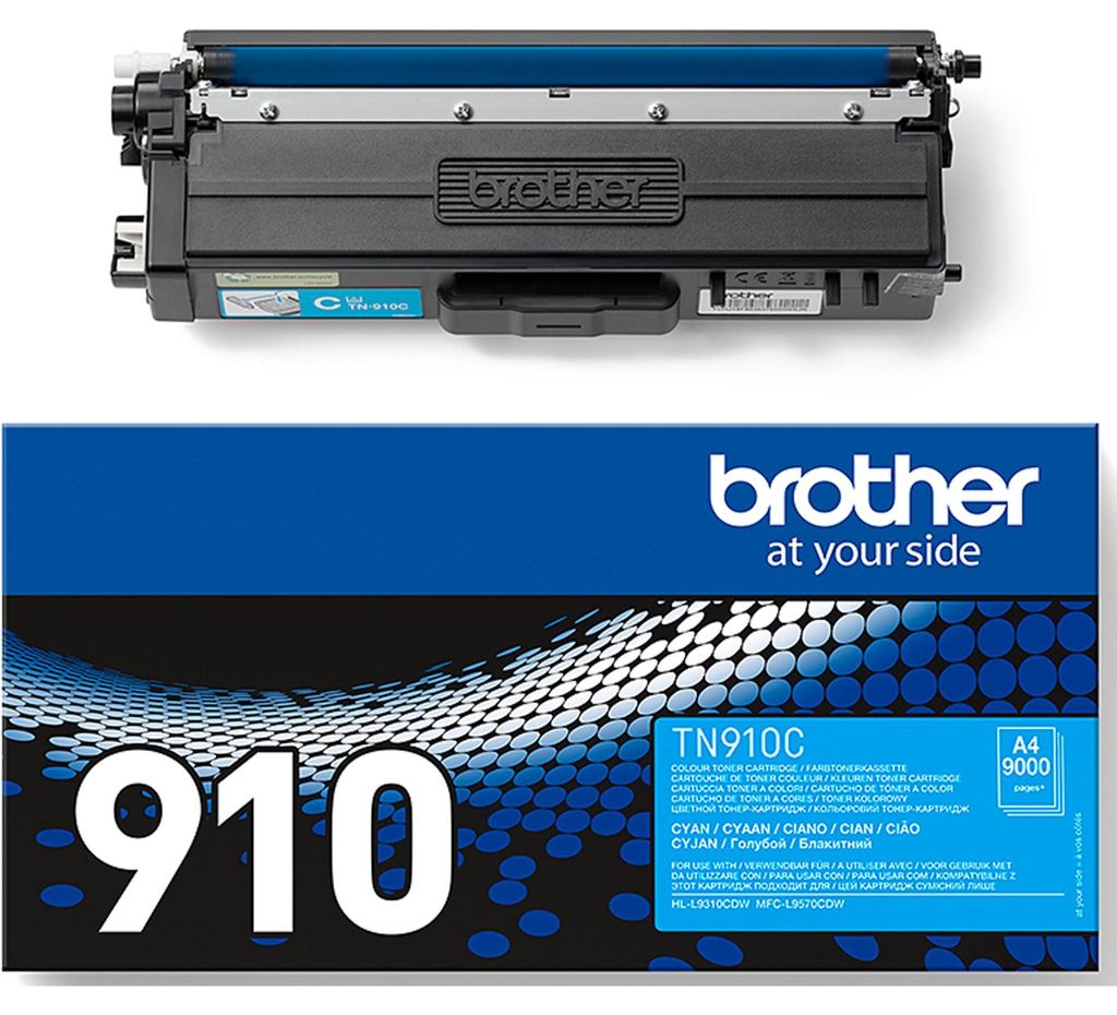 Tonerová kazeta Brother TN-910C 1 ks Originálna azurová Obrázok produktu 