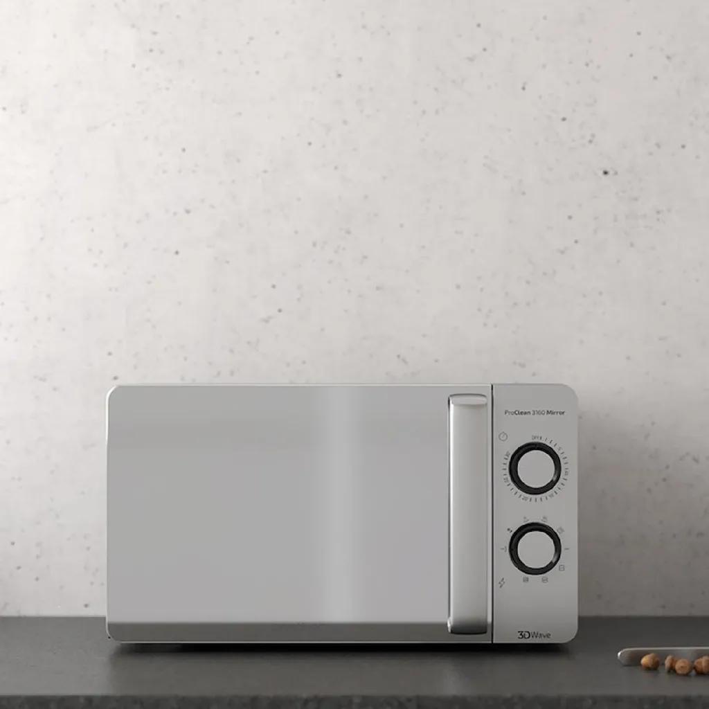 Micro-ondes Cecotec ProClean 3160 Mirror 700W 20L Gris Argenté Métal - 9
