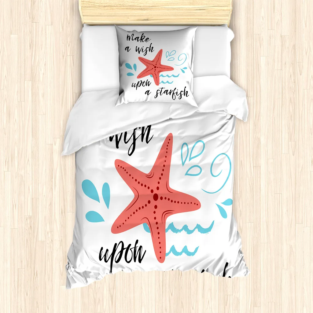 Completo letto singolo e matrimoniale Fantasia marina Botticelli Home