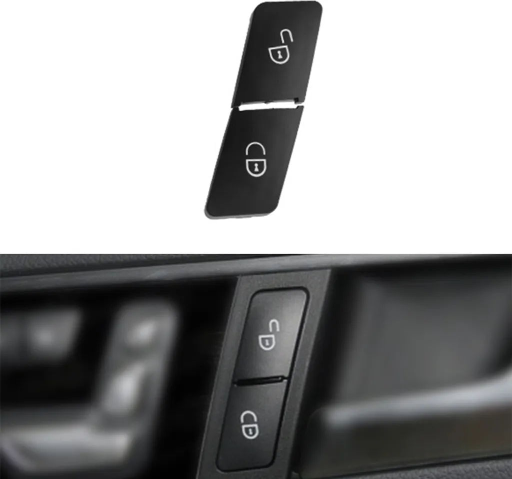 Pulsante Alzacristalli/Serratura 2049058402 per Mercedes W204 Nero