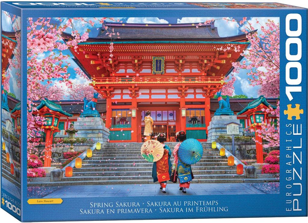 EUROGRAPHICS Frühling Sakura Puzzle 1000 Teile