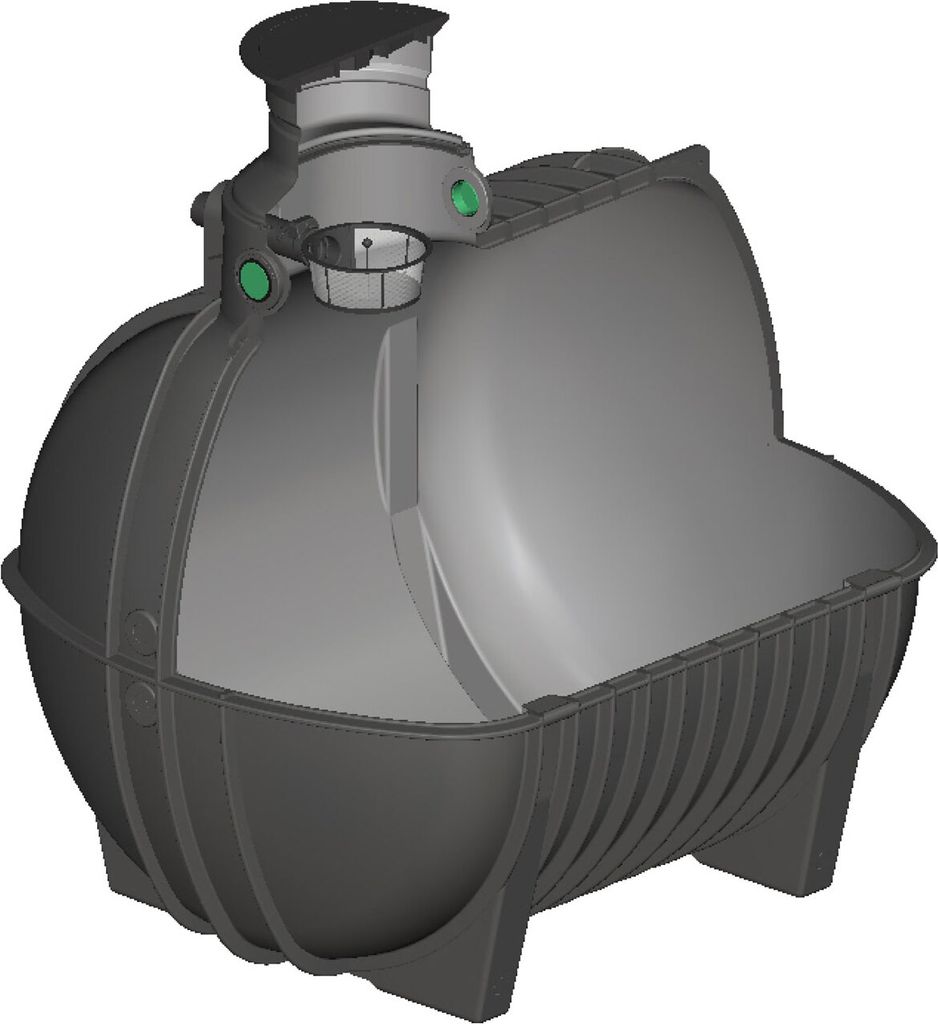 Regenwasser Zisterne 7500 Liter AQUA-RONDO für den Garten