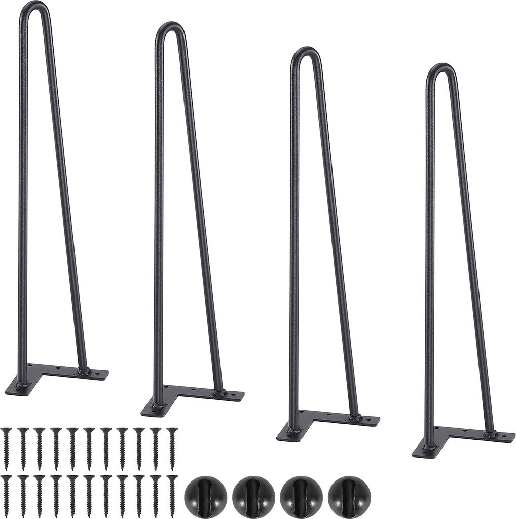 VEVOR sada 4 stolových nôh podnož 482 mm vysoká 110x110 mm Obrázok produktu 