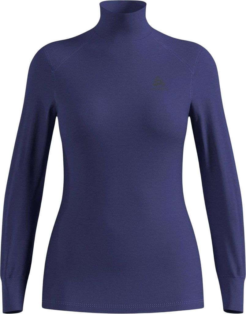 Odlo BL TOP turtle neck l/s ACTIVE WARM long-sleeved thermal underwear size M blue