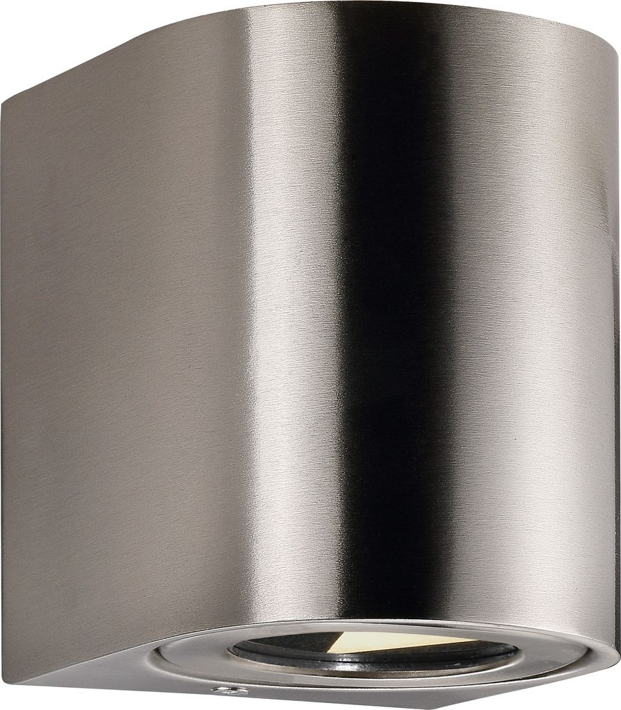 Canto 2 Wandlampe LED Edelstahl