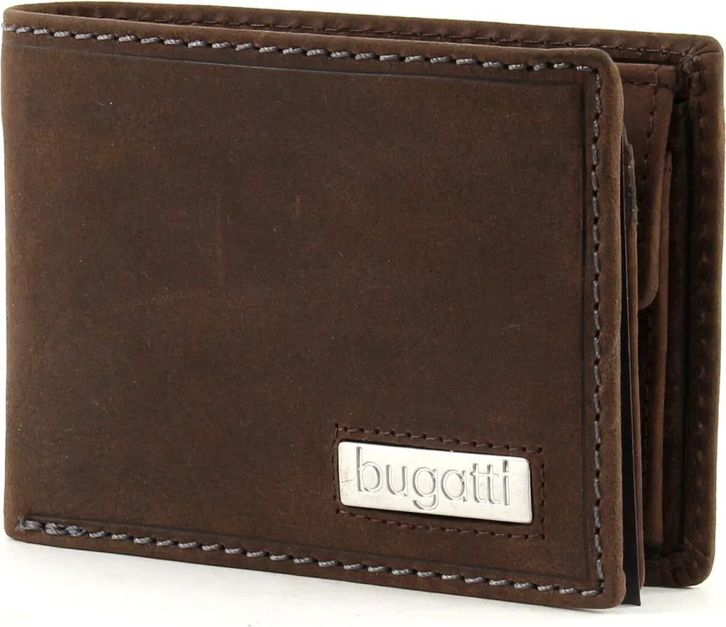 Accessoire Homme Bugatti : Portefeuille City Line Brun Idéal Voyage