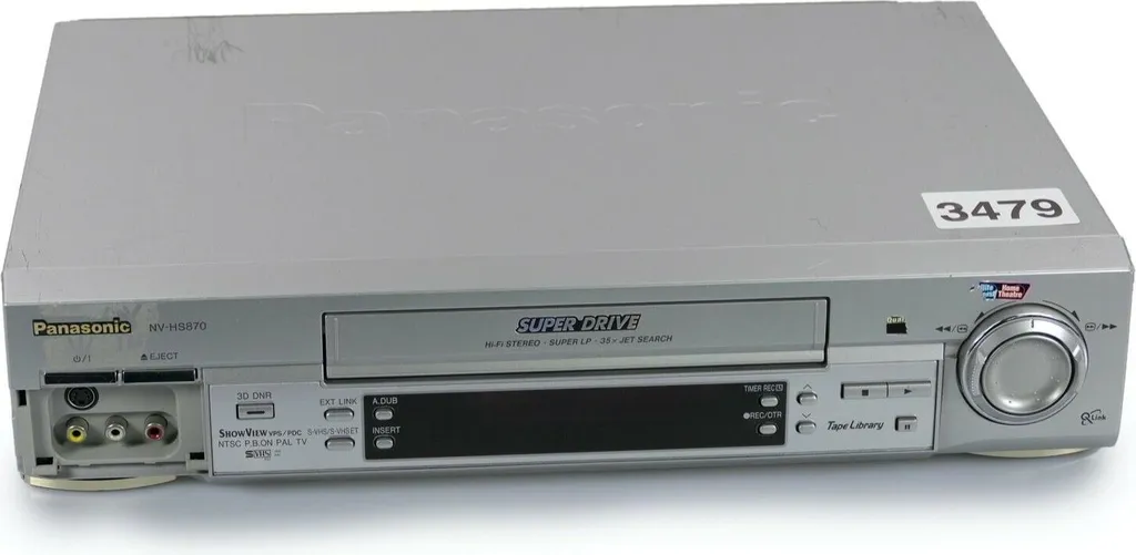 Restaurer vos Vidéos Floues avec le Panasonic NV-HS870EG-S 3DNR Argenté