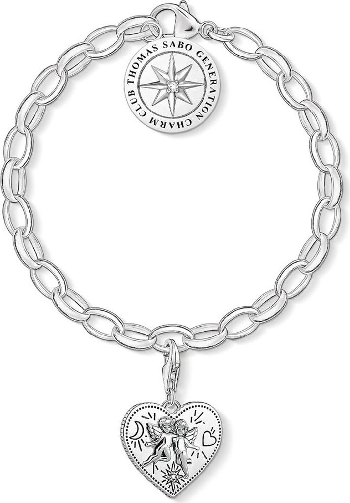 Thomas Sabo Damen-Charm-Armband Herz Charm Club 925 Produktbild 1