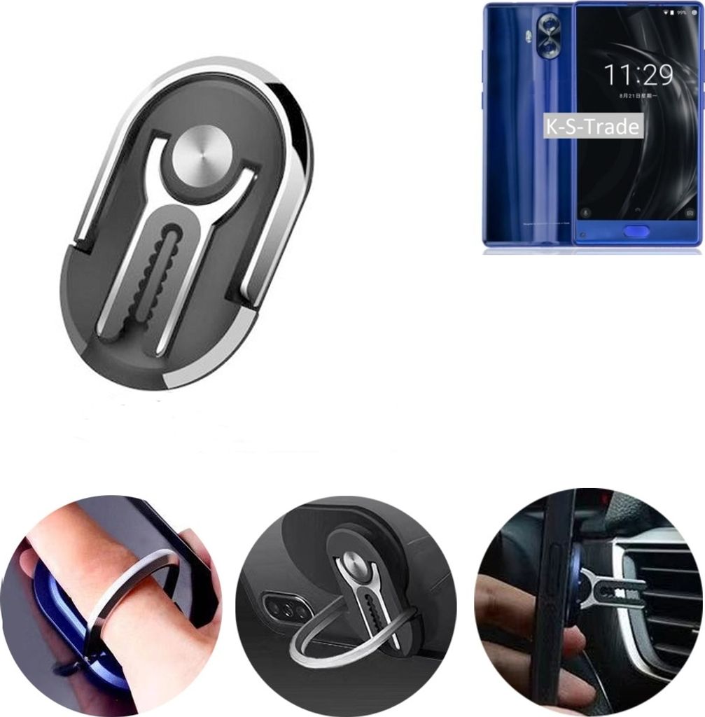 K-S-Trade 3in1 Smartphone-Ring Handy-Ring kompatibel mit Produktbild 