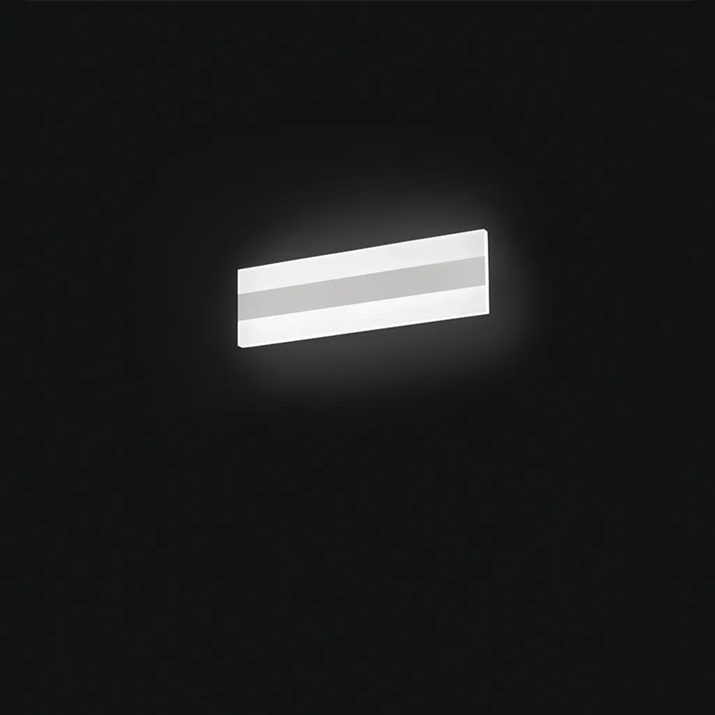 Applique LED 25W 3000K anti-éblouissement métal et plexiglas 35cm