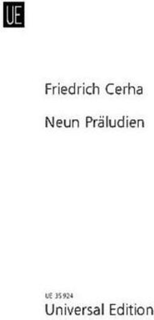 Neun Präludien für Orgel