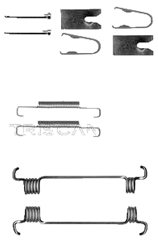 Zubehörsatz Feststellbremsbacken TRISCAN für u.a. PEUGEOT BOXER