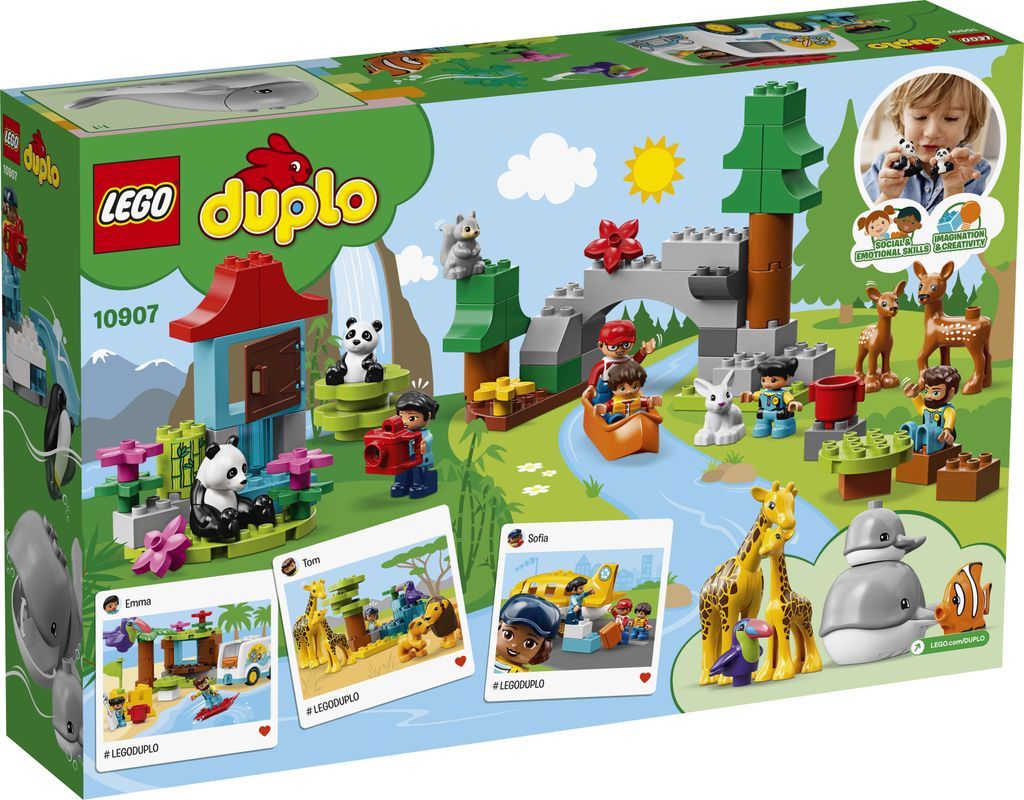 LEGO 10907 DUPLO Tiere der Welt, Tier Spielzeug für Produktbild 9