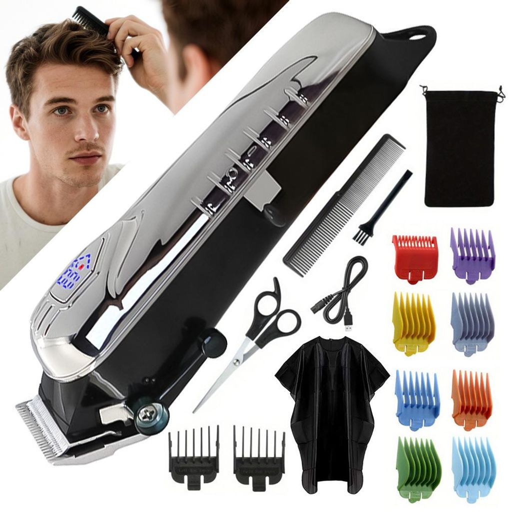 Profi Haarschneider Haarschneidemaschine Bartschneider R-Klingen Bart Trimmer Haartrimmer Elektrische Hair Clipper Haars Rasierer Herren Kinder
