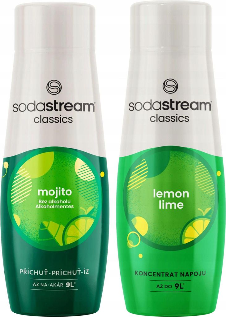 2x Sirop pour Saturateur SODASTREAM MOJITO MOHITO ZITRONE Image du produit 