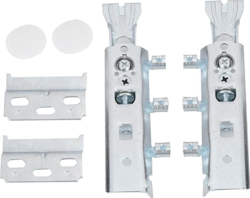 2 Sets Schrankaufhängungsschiene, verdeckter Schrank, verstellbar, schwere Hängebeschläge, 150 kg