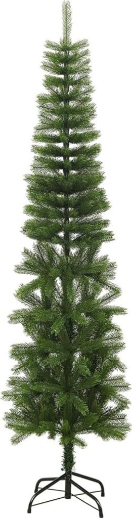 vidaXL Künstlicher Weihnachtsbaum mit Ständer Schlank 240 cm PE