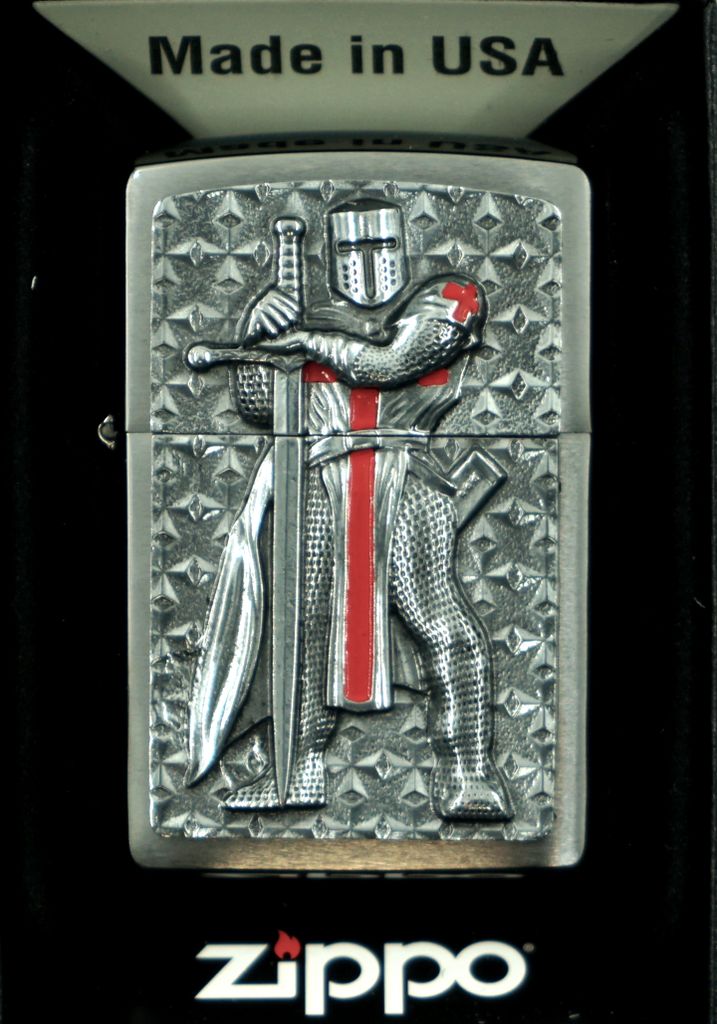 Zippo Benzinfeuerzeug Templer II – Langlebig, Windfest, Produktbild 