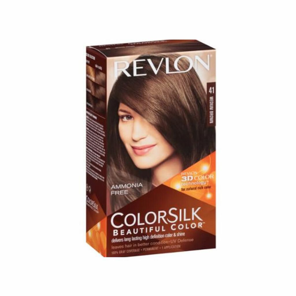 Revlon ColorSilk Beautiful Color, Braun, Medium Brown, Produktbild 