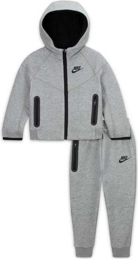 Nike Kids Tech Fleece Set Grau 24 Months Jungen,Mädchen Grau 24 Months