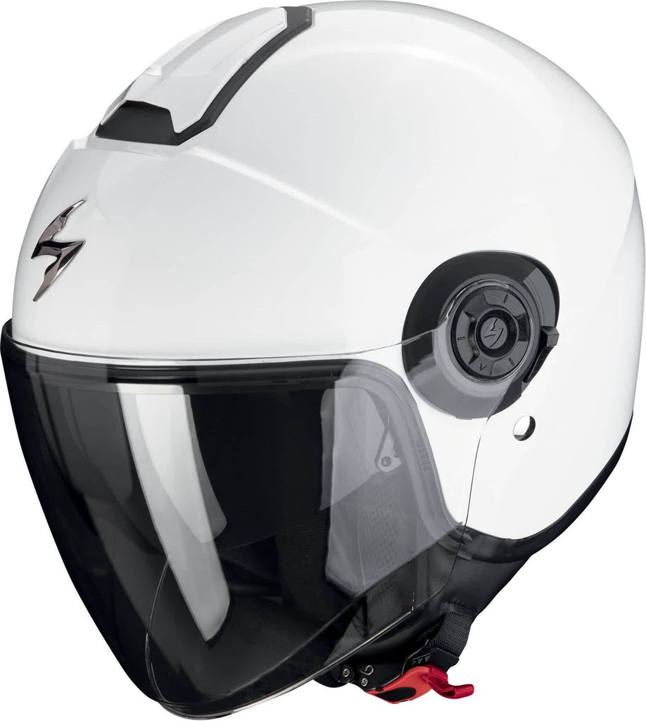 Jet Helm SCORPION EXO-CITY II SOLID Weiß Glänzend größe XXS