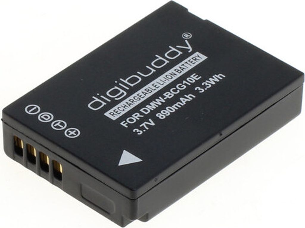digibuddy Akku kompatibel zu Panasonic DMW-BCG10E Li-Ion Produktbild 