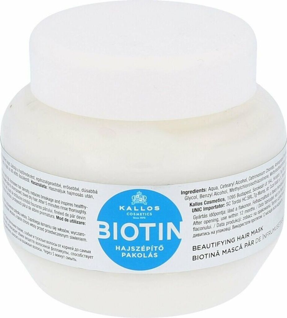 Kallos Biotin Beautifying Hair Mask posilňujúca maska na Obrázok produktu 