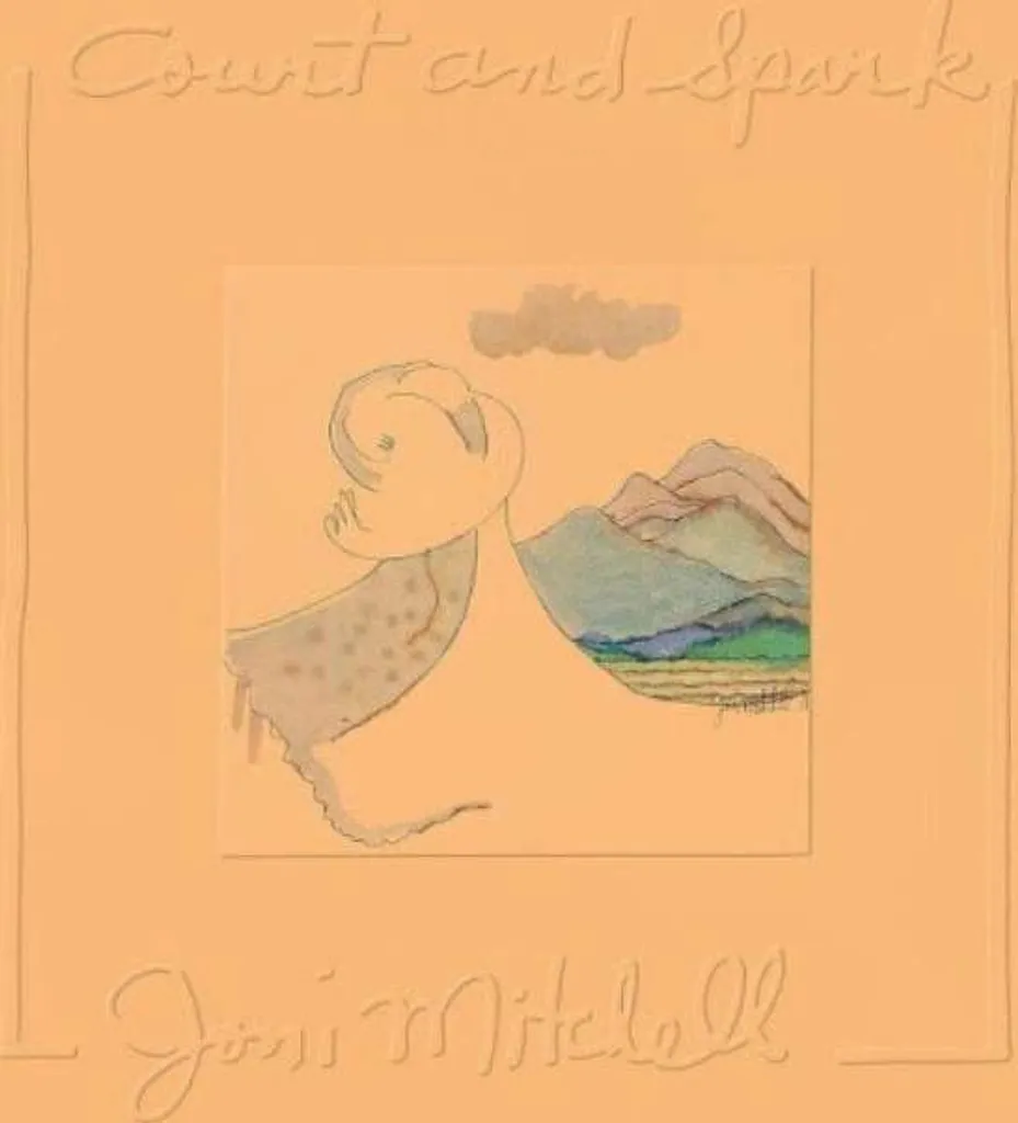 Joni Mitchell Court And Spark Vinyle Remasterisé Pressage Haute Qualité