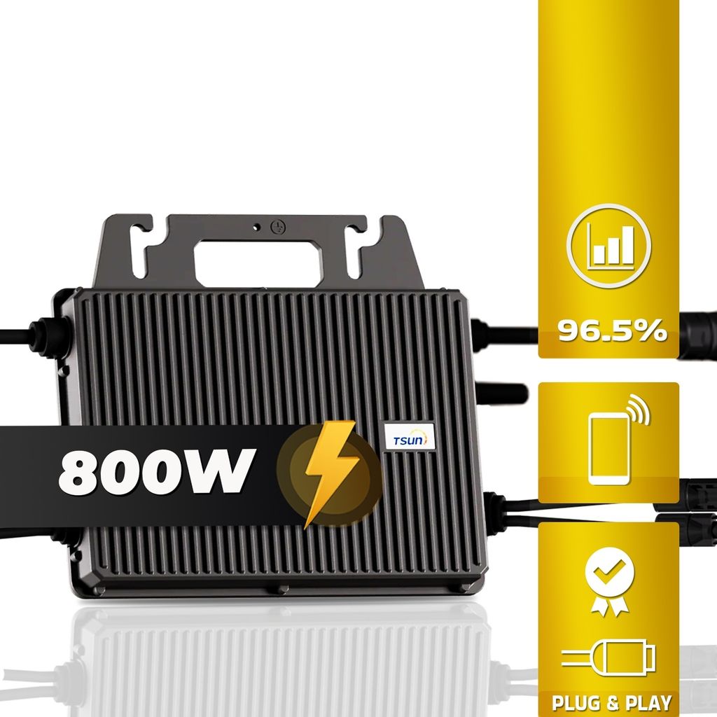 TSUN TSOL-MS800 800 W Mikro-Wechselrichter, 2× MPPT, IP67, Produktbild 