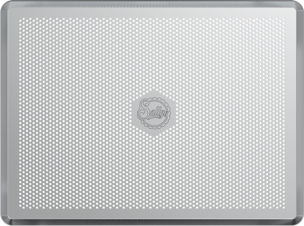 Sallys Aluminium Backblech gelocht 29,6 x 39,6 cm hitzebeständig bis 250 °C