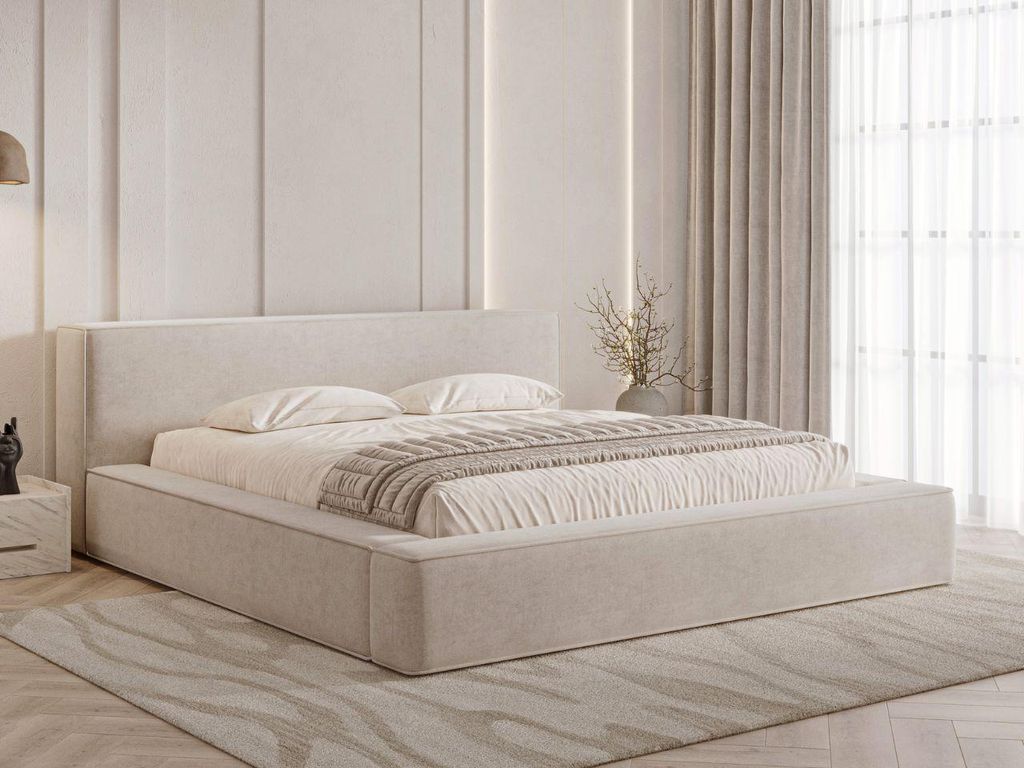 GrainGold Polsterbett Mali 120x200 cm - Bett 120x200, Produktbild 