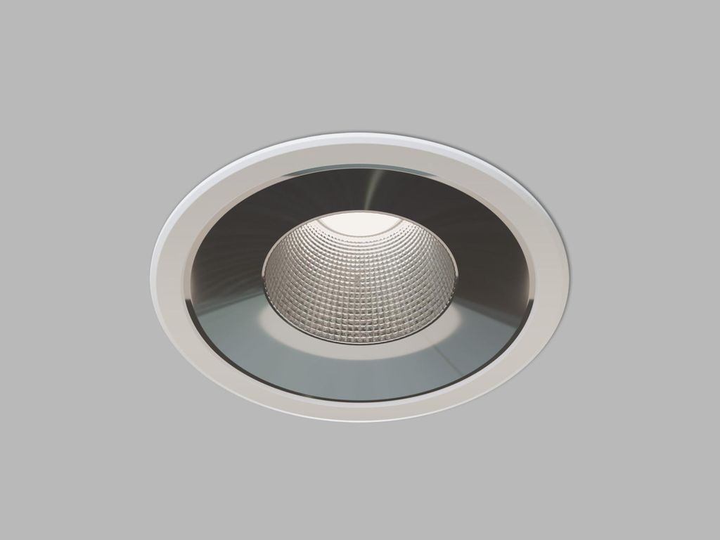LED2 2236351D Einbau-Außenleuchte ALFA II 24 DALI/PUSH DIM 25W 3CCT 3000K/3500K/4000K UGR weiß