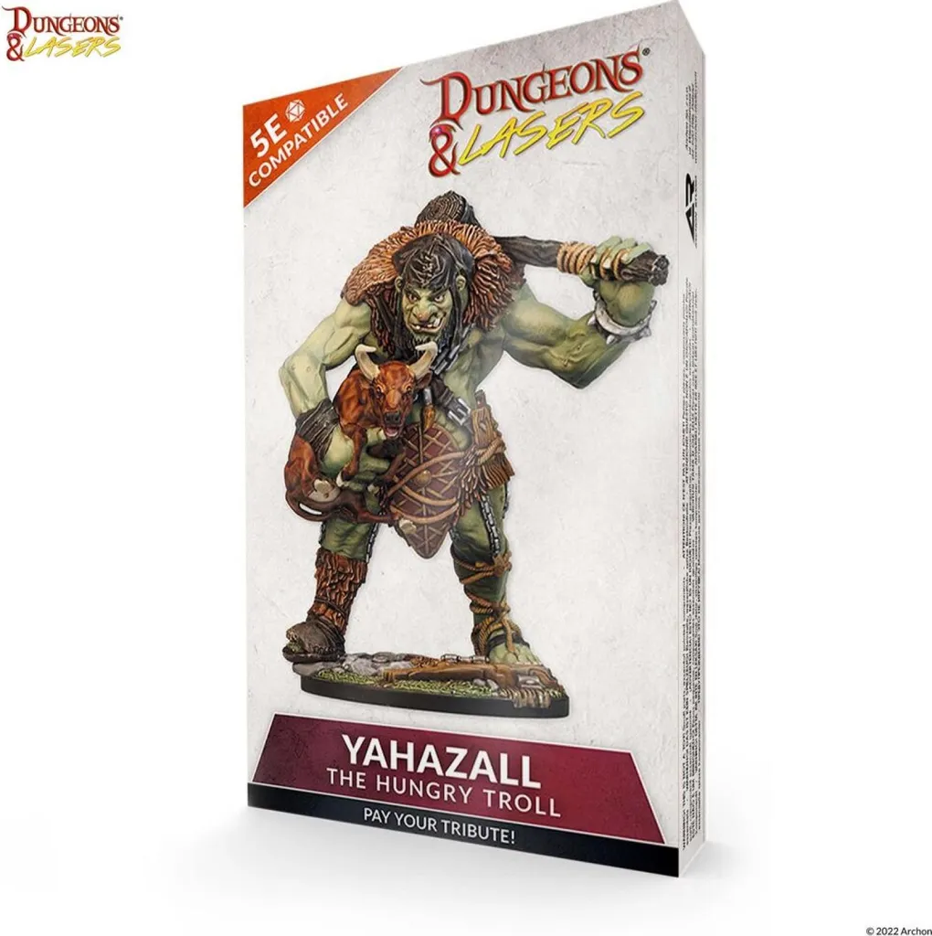 Remplacez vos pions en carton par Yahazzal le Troll Affamé Donjons & Lasers