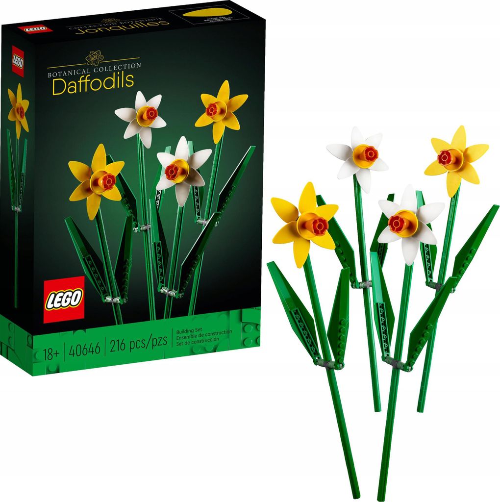 LEGO Botanicals Daffodils 40646, Bausatz, 18 Jahr(e), Produktbild 