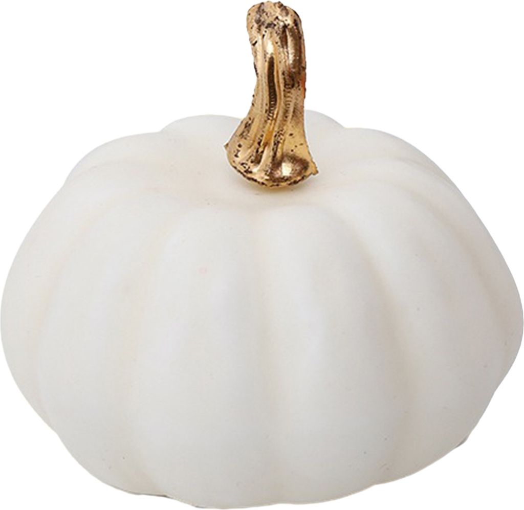 Ornament Halloween Simulierte Kürbis umweltfreundlich ultraleuchte Dekorationen für eine gruselige Atmosphäre Foto-Requisiten-Weiß