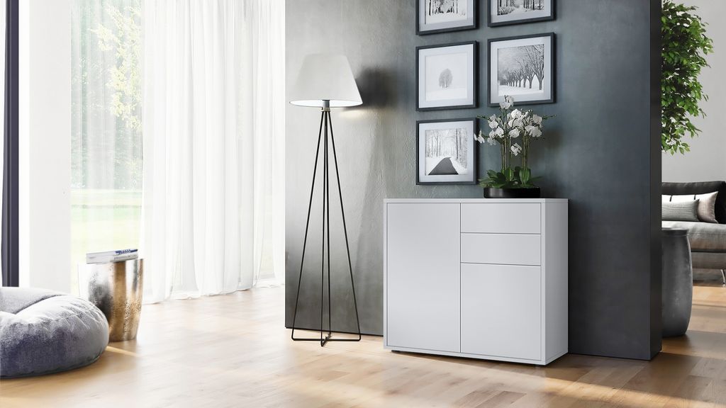 Vladon Sideboard Ben,  Germany, Kommode mit 2 Türen und 2 Produktbild 3