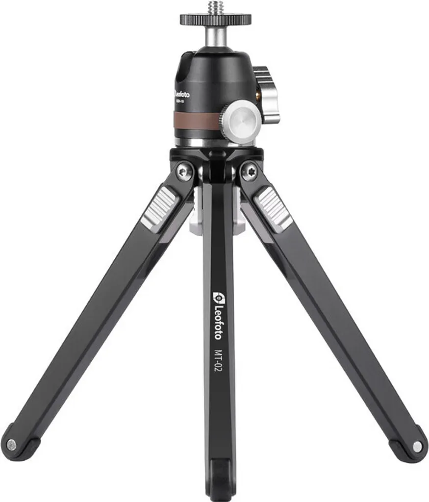 Trépied de table Leofoto MT-02 MBH-19 mini trépied en aluminium