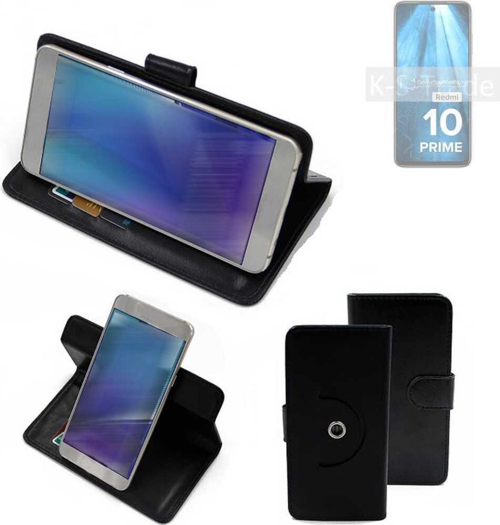 K-S-Trade Case Schutzhülle Handyhülle kompatibel mit Xiaomi Redmi 10 Prime 2022 Flipcase Smartphone Cover Handy Schutz Tasche Klapphülle