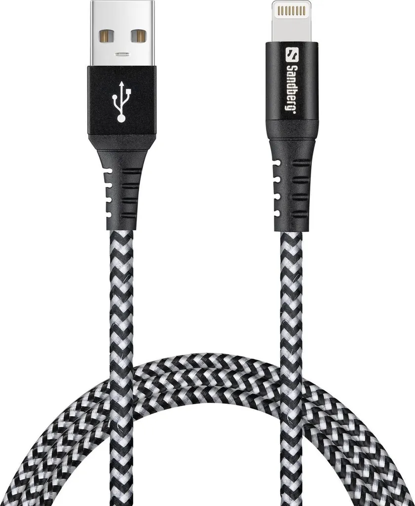 Câble Lightning Sandberg Active pour Synchronisation PC et Charge USB - 2