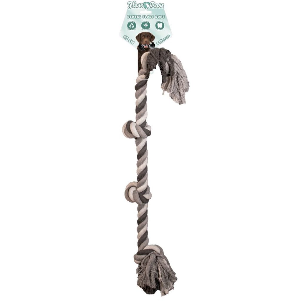 Floss Boss Dental Baumwollseil mit 4 Knoten / 85 cm
