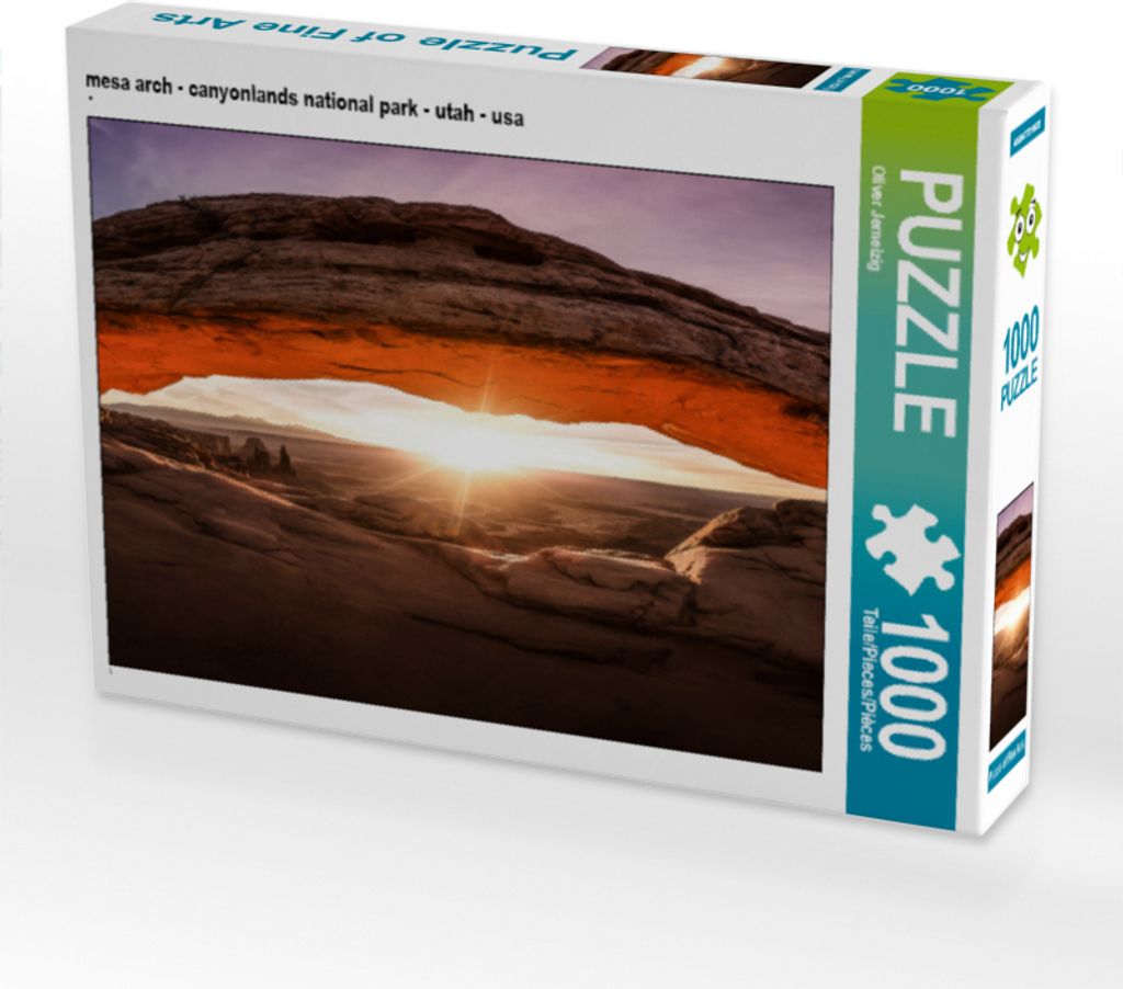 CALVENDO Puzzle mesa arch - canyonlands national park - utah - usa 1000 Teile Puzzle quer | 1000 Teile Lege-Größe 64x48cm Foto-Puzzle für glück...